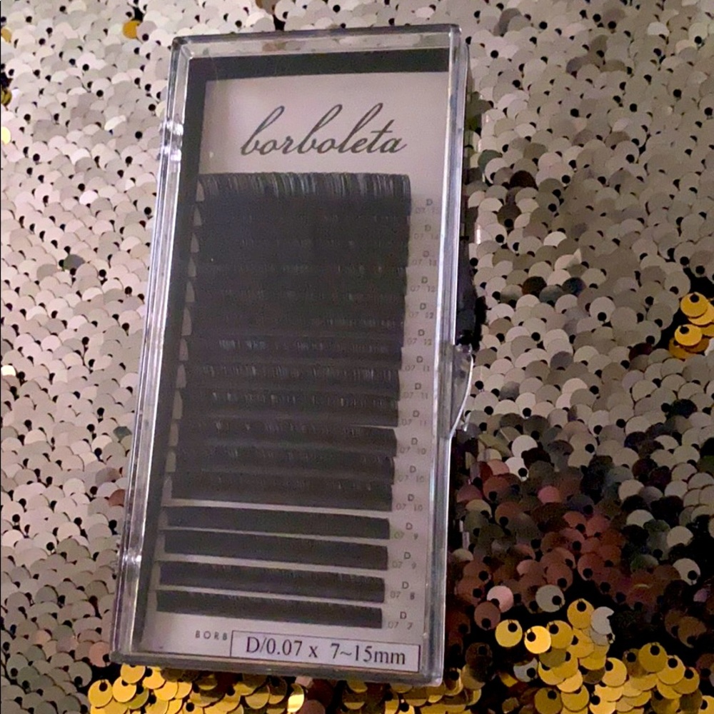 Borboleta Volume Eyelash Exten D curl 0.07 7-15mm